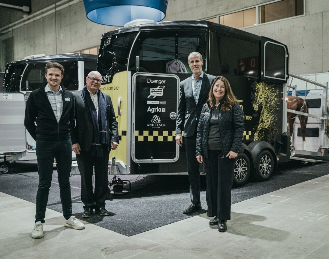 <strong>Det første av sitt slag: Dette er Norges første ambulanse for hest</strong>